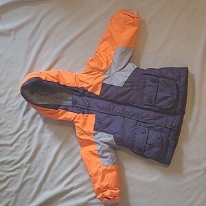 Oshkosh B'gosh 24M orange, blue,  gray winter coat